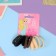 Hair elastic band "Mahrushka Sport" (set of 10 pcs) strips shine tenderness, 2.5 cm, mix