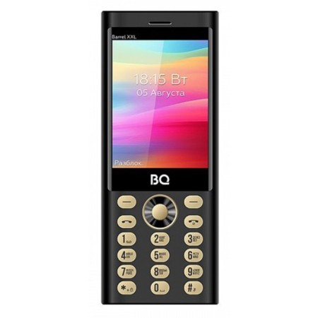 Cell phone BQ M-3598 Barrel XXL Black Gold