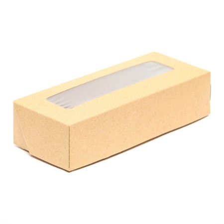 The box is folding, craft, 17 x 7 x 4 cm, 0.5 l, set 10 pcs.