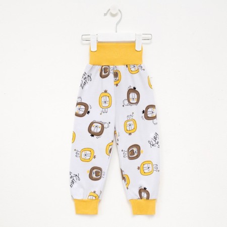 Pants children, white/lion, height 68 cm