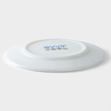Pileplane “Papornipot sheet”, D = 15 cm, glass -ceramic, white color-2