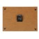 Carty clock is wall-mounted, interior "lake", silent, 25 x 35 cm