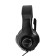 Qumo Halo headphones, game, microphone, 2x3.5+usb, 2m, backlight, black