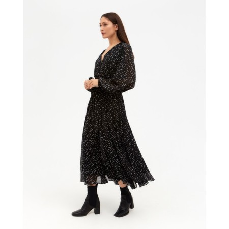 Women's dress with MIST MIDi belt, size 44, black-1