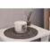 Serving napkin on the table “Duo”, d = 30 cm, brown color