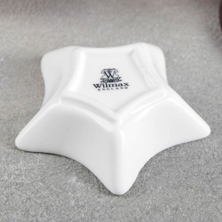 Porcelain dish, 40 ml, d = 8 cm, white color-2