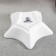 Porcelain dish, 40 ml, d = 8 cm, white color