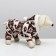 Kombinson "Deer" with a hood, size L (DS 35 cm, og 45 cm, Osh 35 cm), brown