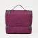 Cosmetic bag 2 parts on zippers, purple color
