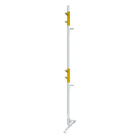 Towel Electric Laris Image, 150x1400 mm, 4 crossbars, univers., White-4