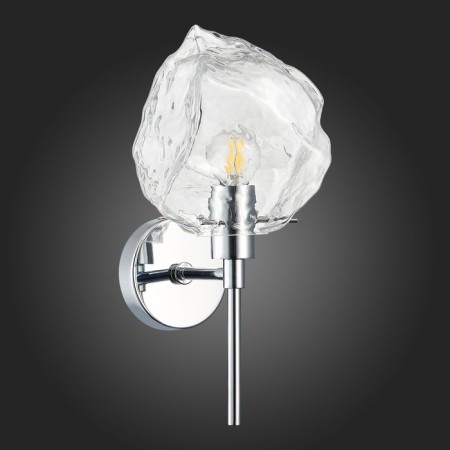 Sconces st. SL1175.101.01. Portici. 1x40 W, E14, 18x34 cm, color chromium-5