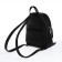 Women's backpack city, Textura, black color