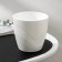 Kashpo for flowers with an insert "grace", 1.2 l, white color