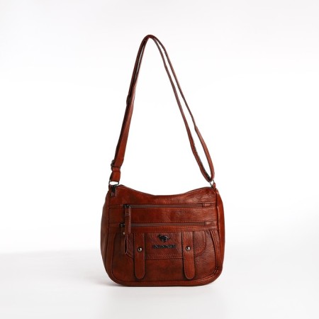 Love bag with lightning, brown color