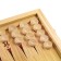 Wooden backgammon large with checkers, board game "Leo and Moon", 60 x 60 cm