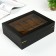 Casket Wood for watches 10 departments "Black matte" 8x26x20 cm