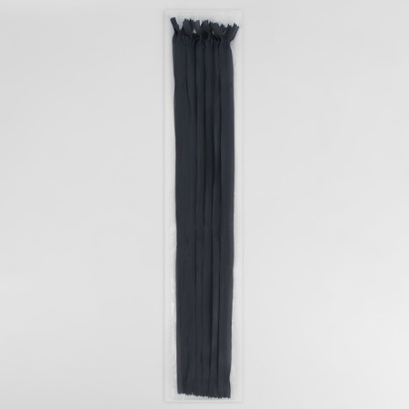 Lightning secret, No. 3, non-proceeding, locking machine, 50 cm, dark gray color-2