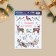 Interior sticker with the luminous layer "Forest Residents", 21 x 29.7 x 0.1 cm, New Year