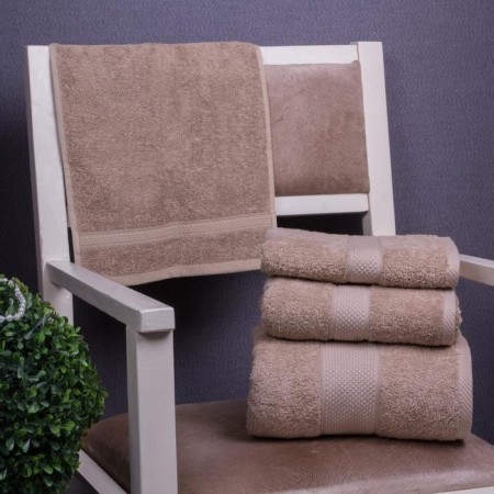 Tricks Arya Home Miranda Soft, 500 gr, size 70x140 cm, beige color-22