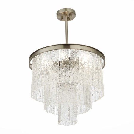 Ceiling Ceiling ST LUCE. SL1230.102.06. Stabia. 6x60 W, E14, 45x45x67 cm, Nickel color-4