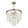 Ceiling Ceiling ST LUCE. SL1230.102.06. Stabia. 6x60 W, E14, 45x45x67 cm, Nickel color