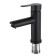 Sink mixer "RMS" SUS124BL-001F, single-leaf, stainless steel, black