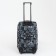 Road bag on wheels, lightning department, outer pocket, yellow color