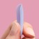 Patching nails, 24 pcs, ballerina shape, blue color