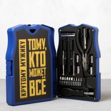 A set of tools in the T -shirt “Who can do everything”, 14x22cm