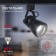 Single-phase track lamp TR38-gU10 BK under the lamp MR16 black