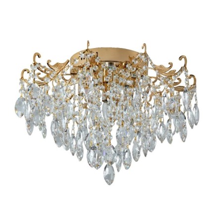 Crystal Crystal Economic light 15543/5+5FGD+CL WTLED, 5x40W, E14, 31x50x50 cm, gold color