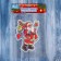 Glass sticker "Santa Claus with gifts, in boots" 10x13 cm