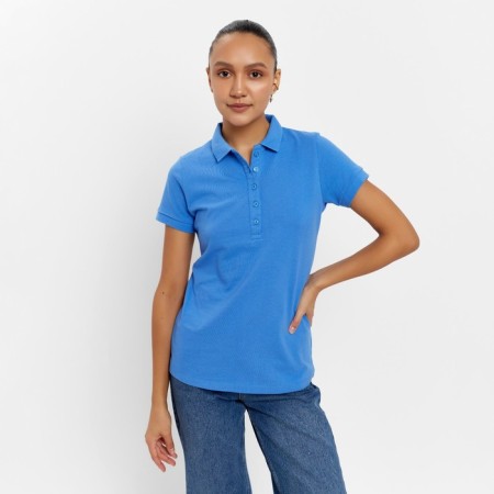 T-shirt (Polo) Women's Minaku Regular Fit: Vasilkov color, river 48-3