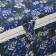 Casket for needlework "Field flowers on blue" 19x26x14.5 cm