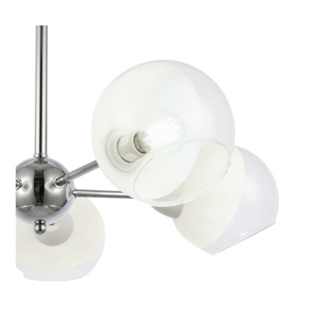 Ceiling EVOLUCE lamp. Sle102702-05. Giorte. 5x40 W, E14, 61x61x33.5 cm, chromium color-8