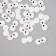 Decor for the creativity of the leatherette "Eye" set of 25 pcs 2.3x1.2 cm