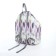 Backpack from textiles on the lace, Erich Krause 1 Pocket, Gray Color/Multi -colored