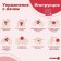 Massage ball Ø9 cm., Red color, crumb me