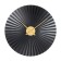 Wall watches, series: loft, smooth move, d-60 cm
