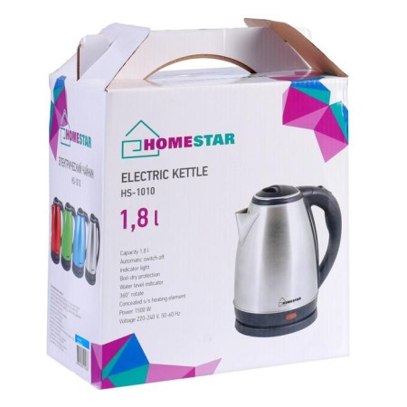 Electric kettle Homestar HS-1010, metal, 1.8 l, 1500 watts, blue-6