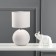 PALLA's table lamp with a lampshade 60W, E27, 36x36x51 cm