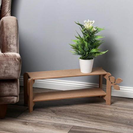 Bucker “Flora” flower shelf 21x59x23 cm, unpainted (for decoration)-3