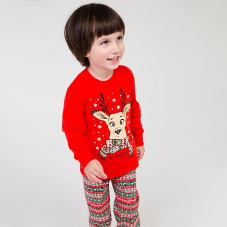 Pajama nursery, red color, height 128 cm-1