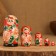 Matryoshka 5 puppet "Christie Souvenir", 10-11 cm, manual painting