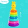 Pyramid "Bunny", 7 rings, color mix