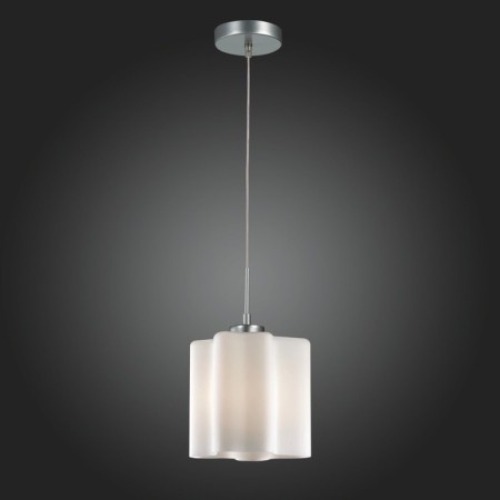 Suspension lamp ST LUCE. SL116.503.01. ONDE. 1x60 W, E27, 19x19x22 cm, silver color-4
