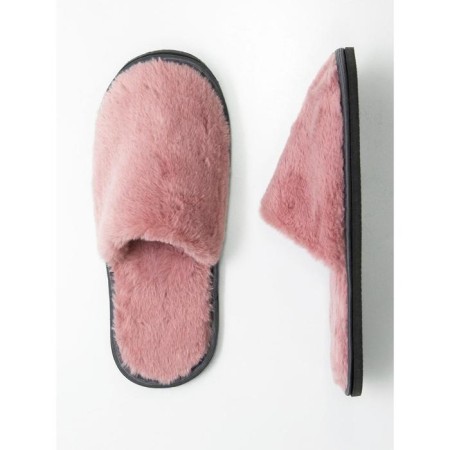 Slippers female closed nose, size 39-41, color dusty rose-2