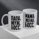 Mugs for two “Which of you are boss today?”, 2 pcs., 350 ml