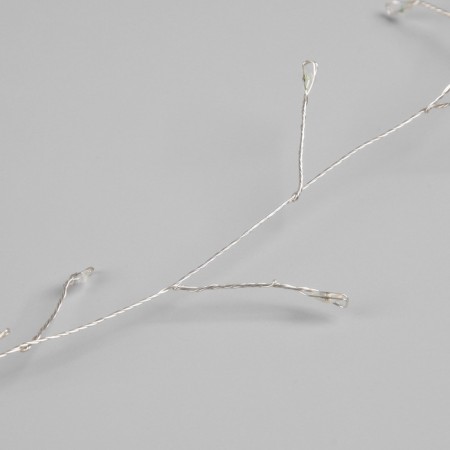 Garland "Mishura" 50 m Rosa, IP44, silver thread, 1500 LED, 8 modes, glow of multi, 36 V-6
