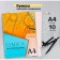 Large-scale-cordial A4 paper 10 sheets of Calligrata, orange mesh